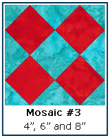 Mosaic #3 Quilt Block Tutorial