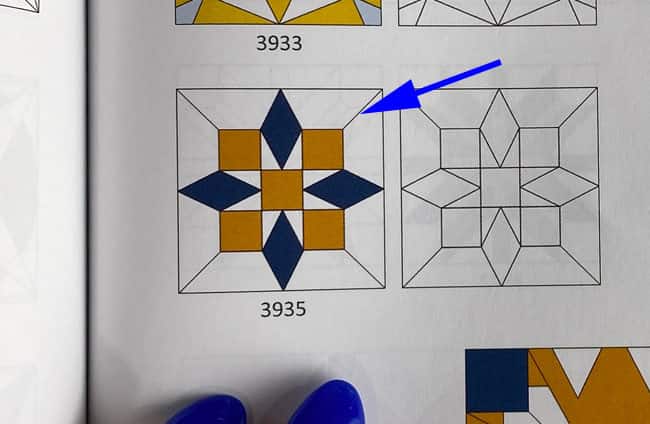 The original Nine Patch Star quilt block design with mitered corners The original Nine Patch Star quilt block design with mitered corners