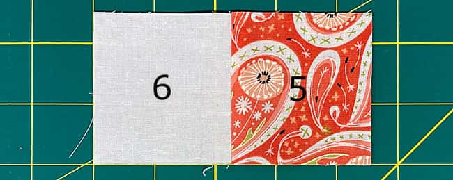 Sew #5 to #6 Sew #5 to #6