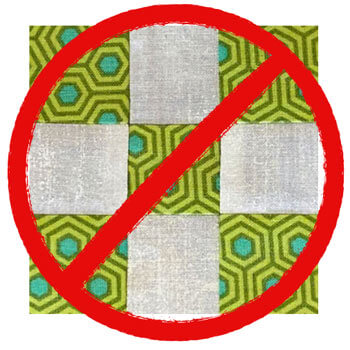 No 9-patches in these 4" quilt block patterns