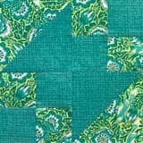 Northern Lights quilt block tutorial in 5 sizes