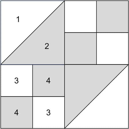 Northern Lights block design Northern Lights block design
