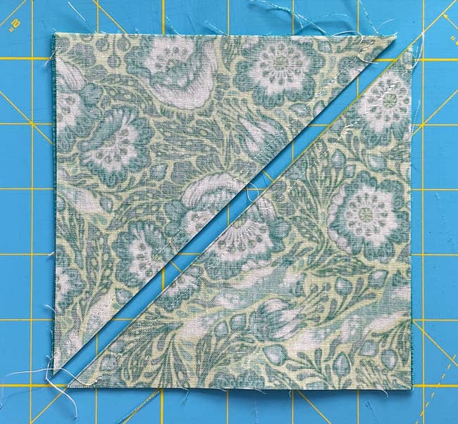 Cut the #1/#2 in half between the stitching lines Cut the #1/#2 in half between the stitching lines