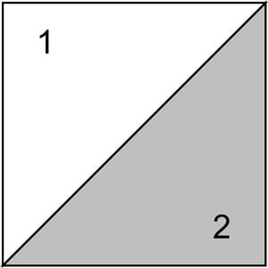 Half Square Triangle unit