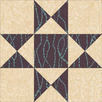 Ohio Star quilt block aka Shoofly Ohio Star quilt block aka Shoofly