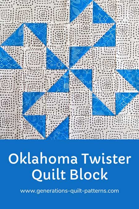 Remember to pin this Oklahoma Twister quilt block tutorial Remember to pin this Oklahoma Twister quilt block tutorial