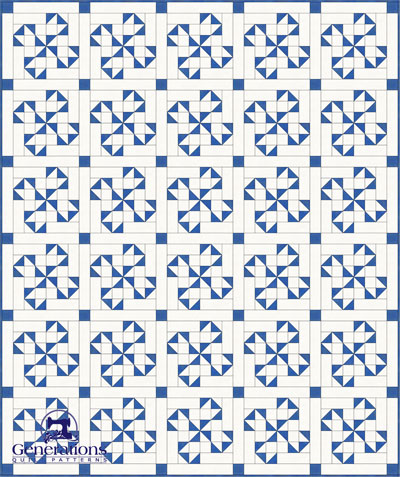 With simple sashing and cornerstones With simple sashing and cornerstones