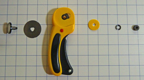 Assembling your Olfa rotary cutter