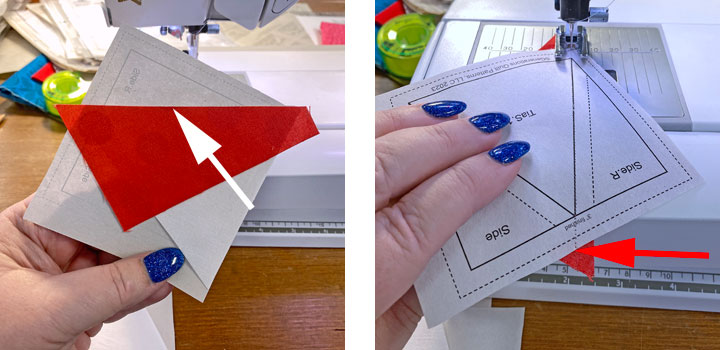 Position and stitch the first Side with TiaS.1