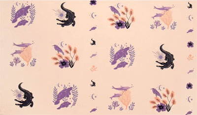 Florida Sunshine Quilt Panel, 35" x 42"