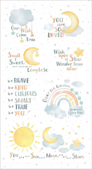 Wish and Wonder  Panel, 23" x 42"