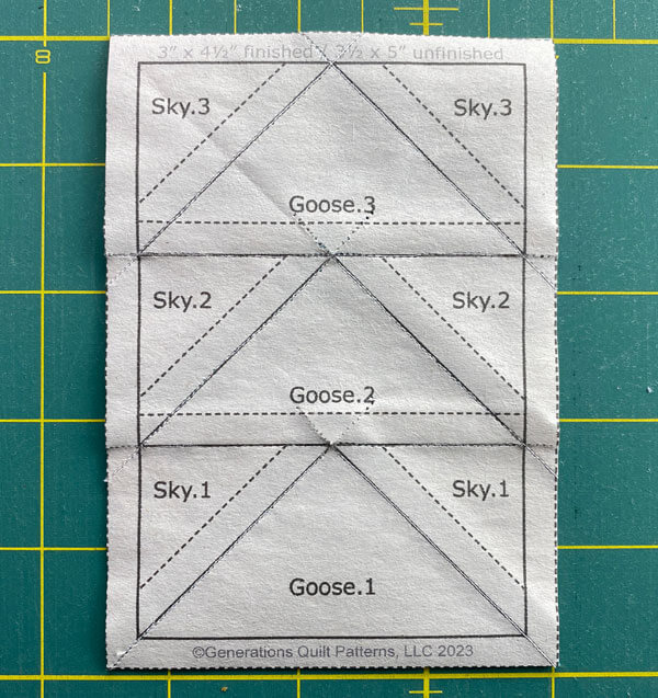 Free paper pieced flying geese patterns to download print and stitch