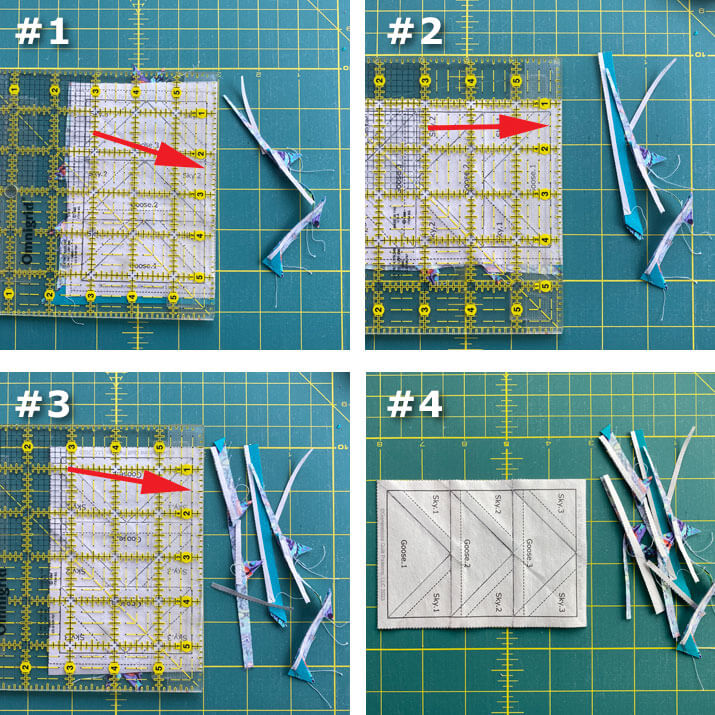 Free paper pieced flying geese patterns to download print and stitch