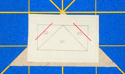 Position the first patch