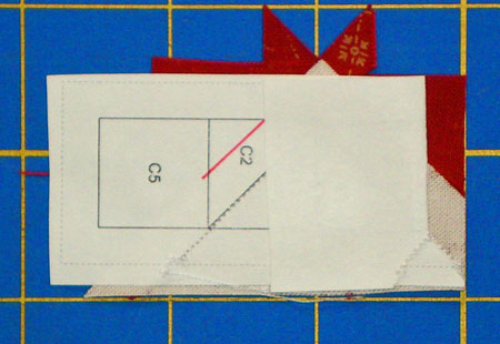 Trim to create a seam allowance