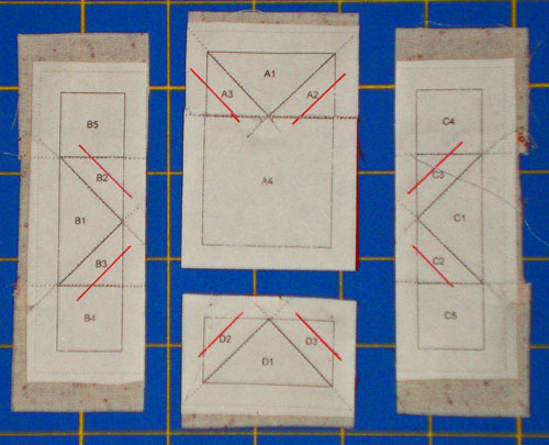 Trim inside seams Trim inside seams