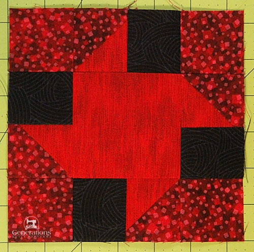 Completed Paper Pinwheel