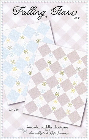 Falling Stars quilt pattern by Acorn Quilt & Gift Company