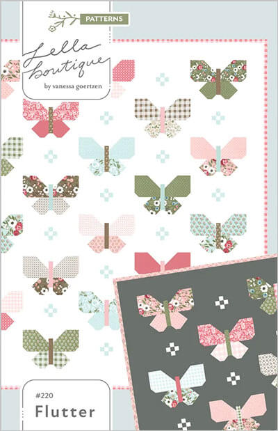 Flutter quilt pattern by Lella Boutique