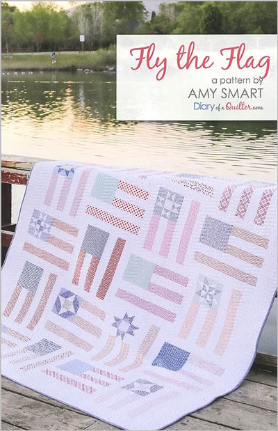 Fly the Flag quilt pattern by Diary of a Quilter