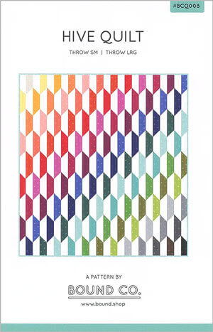 Hive quilt pattern by Bound Company