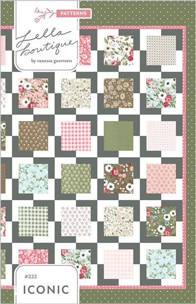 Iconic quilt pattern by Lella Boutique