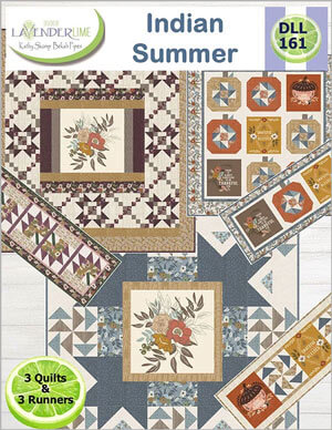 Indian Summer Quilt Booklet quilt pattern by Lavender Lime Designs