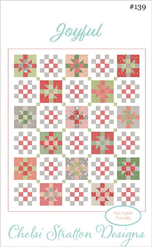 Joyful quilt pattern by Chelsi Stratton Designs
