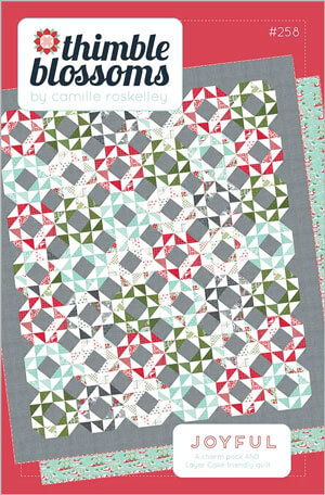 Joyful quilt pattern by Thimble Blossoms