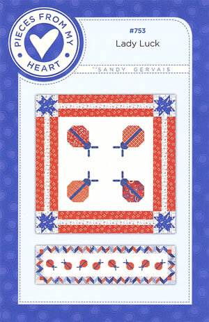 Lady Luck quilt pattern by Sandy Gervais
