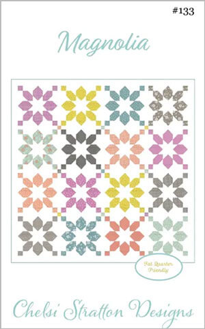 Magnolia quilt pattern by Chelsi Stratton Designs