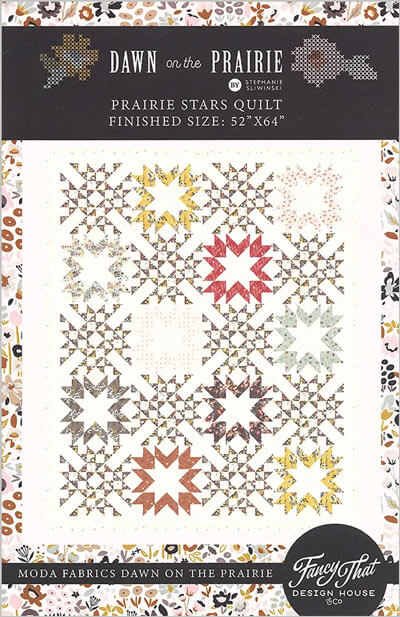 Prairie Stars quilt pattern by Fancy That Design House