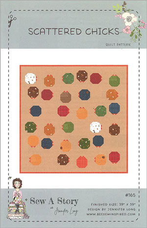Scattered Chicks quilt pattern by Bee Sew Inspired