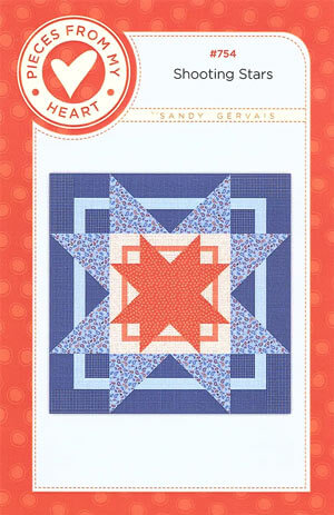 Shooting Stars quilt pattern by Sandy Gervais