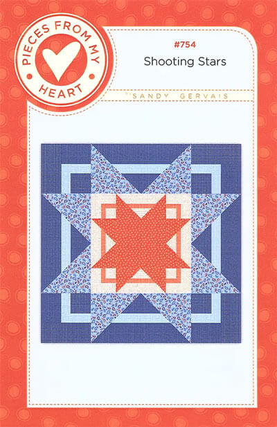 Shooting Stars quilt pattern by Sandy Gervais