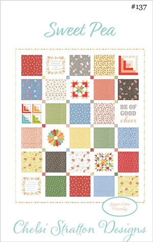 Sweet Pea quilt pattern by Chelsi Stratton Designs