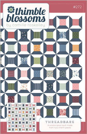 Threadbare quilt pattern by Thimble Blossoms
