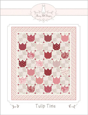 Tulip Time quilt pattern by Bunny Hill Designs