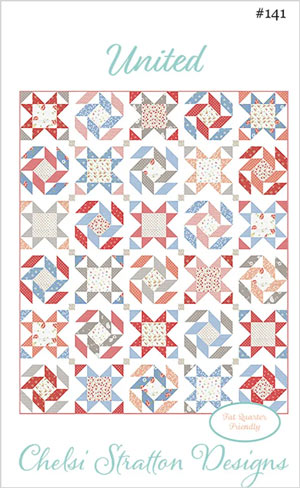 United quilt pattern by Chelsi Stratton Designs