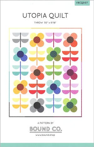 Utopia quilt pattern by Bound Company