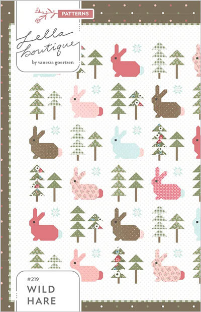 Wild Hare quilt pattern by Lella Boutique
