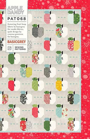 Apple Dandy quilt pattern by BasicGrey