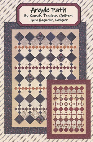Argyle Path quilt pattern by Kansas Troubles Quilters