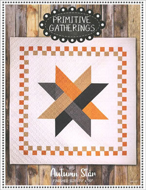 Autumn Star quilt pattern by Primitive Gatherings