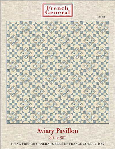 Aviary Pavilion quilt pattern by French General