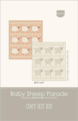 Baby Sheep Parade quilt pattern by Stacey Iest Hsu
