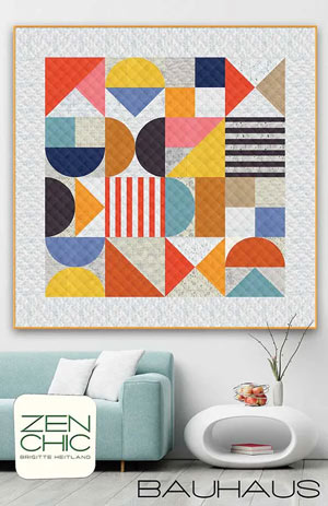 Bauhaus Pattern by Zen Chic, 81” square
