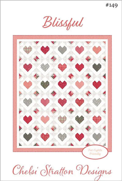Blissful quilt pattern by Chelsi Stratton Designs