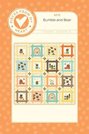 Bumble And Bear quilt pattern by Sandy Gervais