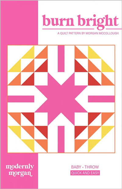 Burn Bright quilt pattern by Satomi Quilts